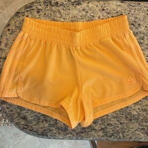 Adidas orange shorts, women size XS, like new